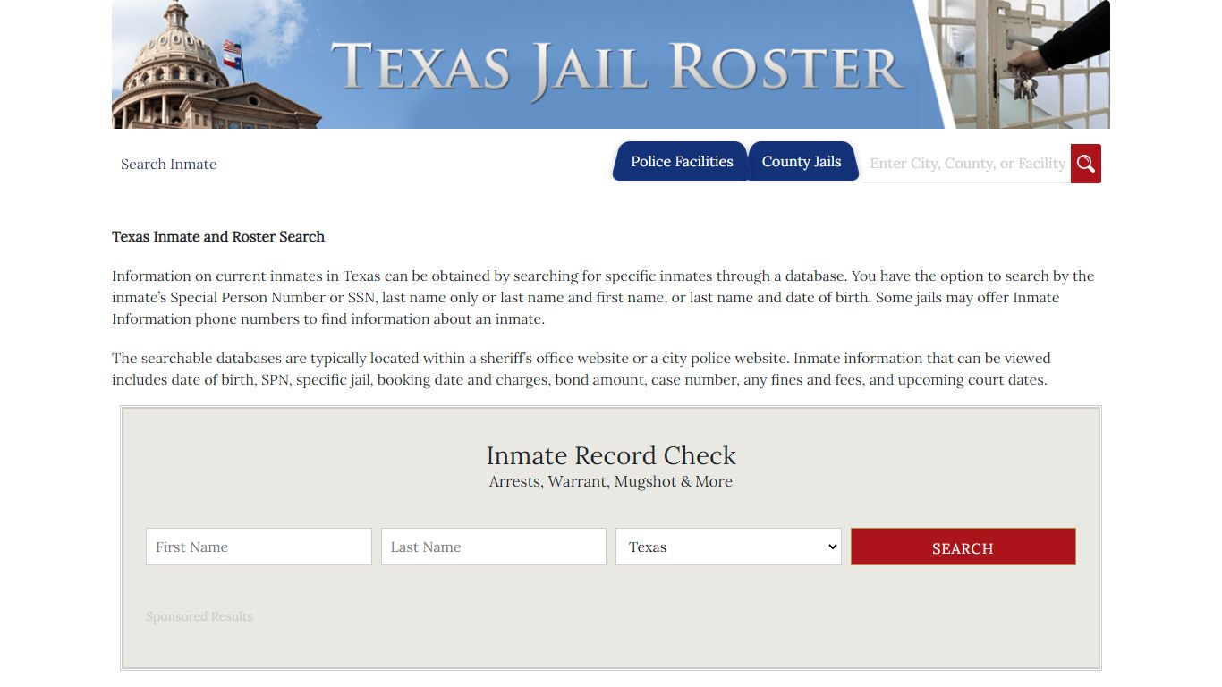 Palo Pinto County Jail Inmates | Jail Roster Search